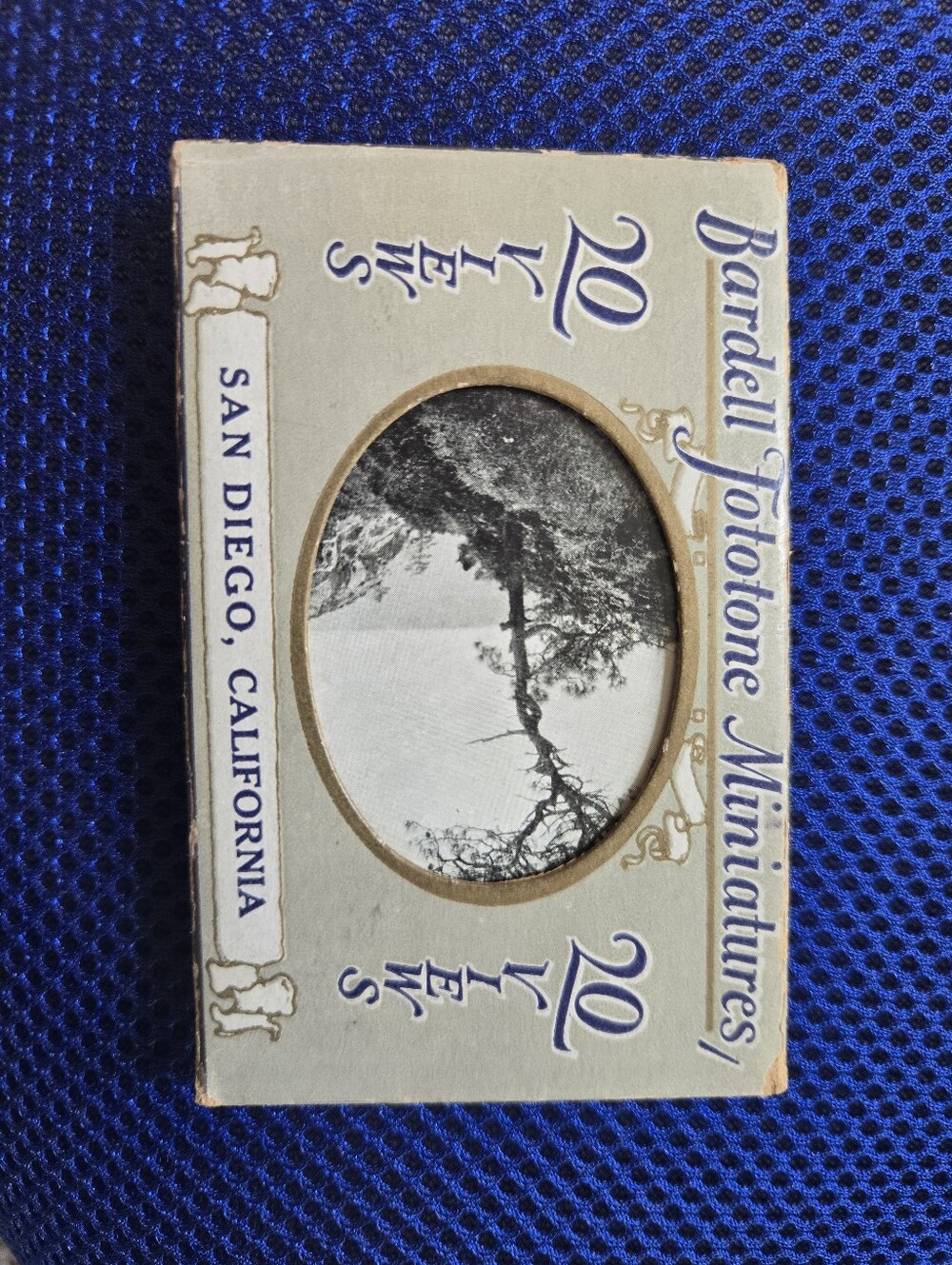 1922 Bardell Fototone Miniatures San Diego, California - 20 Views Photo Souvenir